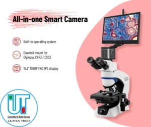 Olympus CX-43LF binocular microscope used in laboratory biological research