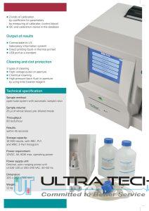 Hematology Analyzer Elite 3 laboratory device for blood testing